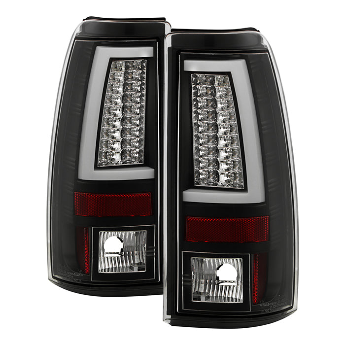 Spyder Chevy Silverado 1500/2500 99-02 Version 2 LED Tail Lights - Black ALT-YD-CS99V2-LED-BK 5081865