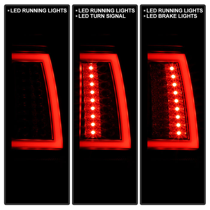 Spyder Chevy Silverado 1500/2500 99-02 Version 2 LED Tail Lights - Black ALT-YD-CS99V2-LED-BK 5081865