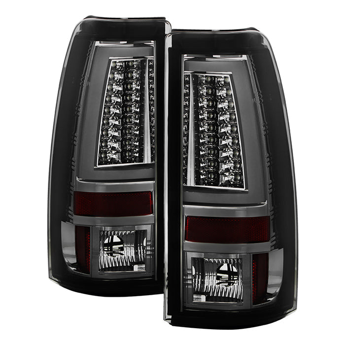 Spyder Chevy Silverado 1500/2500 99-02 Version 2 LED Tail Lights - Smoke ALT-YD-CS99V2-LED-SM 5081896
