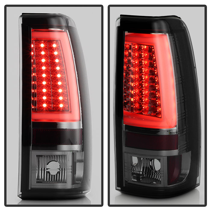 Spyder Chevy Silverado 1500/2500 99-02 Version 2 LED Tail Lights - Smoke ALT-YD-CS99V2-LED-SM 5081896