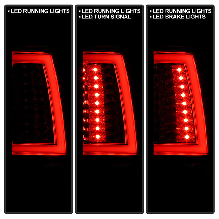Spyder Chevy Silverado 1500/2500 99-02 Version 2 LED Tail Lights - Smoke ALT-YD-CS99V2-LED-SM 5081896