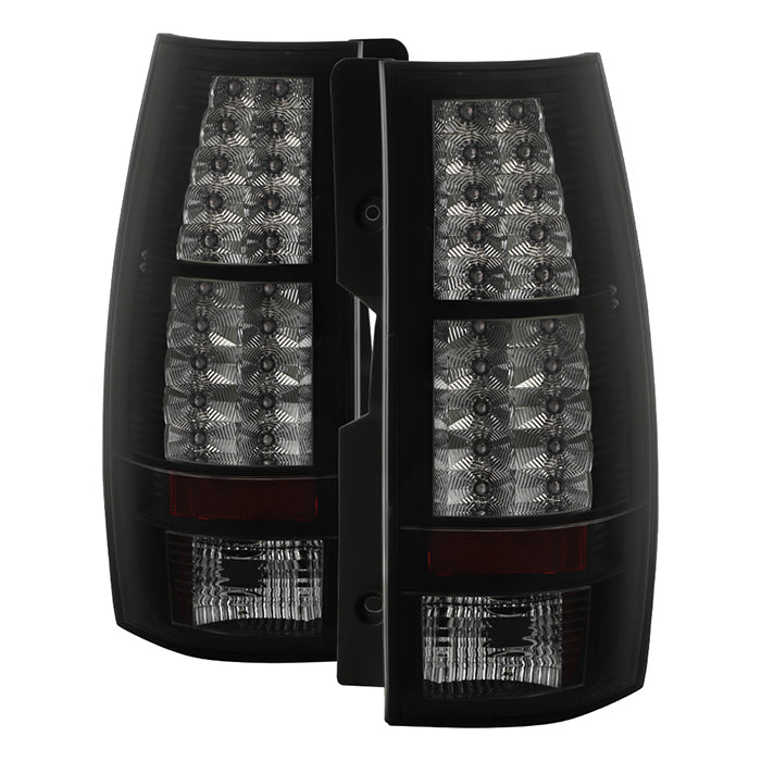 Spyder Chevy Suburban/GMC Yukon/Yukon Denali 07-14 LED Tail Lights Blk Smke ALT-YD-CSUB07-LED-BSM 5078087