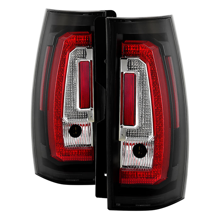 Spyder Chevy Suburban/Tahoe 07-14 V2 - Light Bar LED Tail Lights - Black ALT-YD-CSUB07V2-LED-BK 5083418