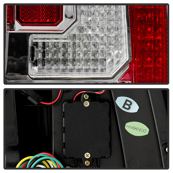 Spyder Chevy Suburban/Tahoe 07-14 V2 - Light Bar LED Tail Lights - Black ALT-YD-CSUB07V2-LED-BK 5083418
