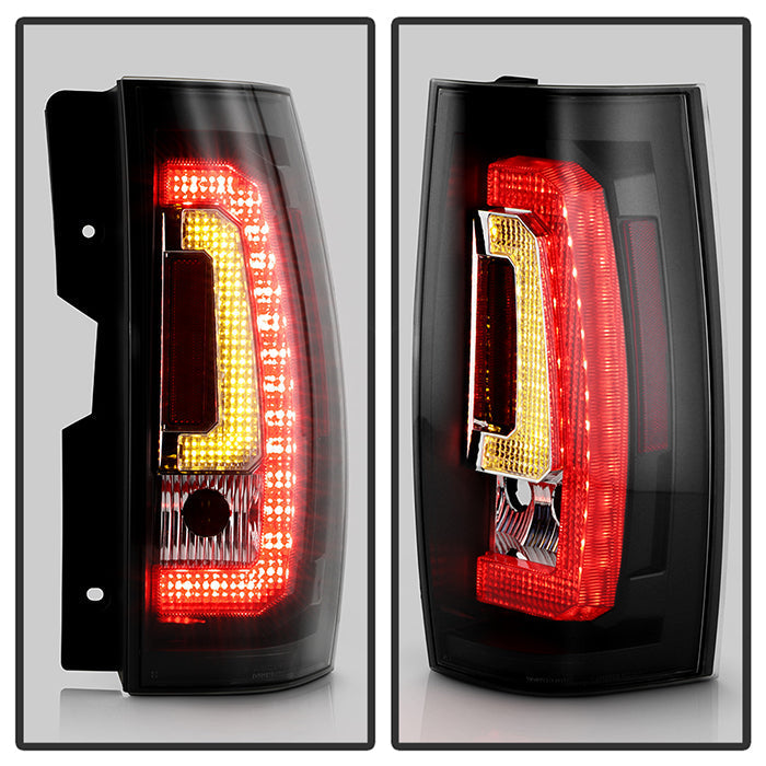 Spyder Chevy Suburban/Tahoe 07-14 V2 - Light Bar LED Tail Lights - Black ALT-YD-CSUB07V2-LED-BK 5083418