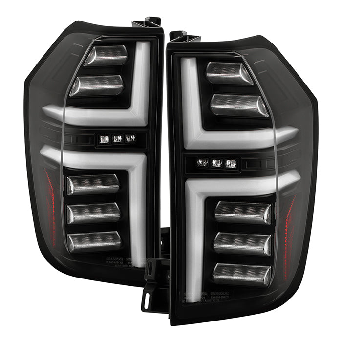SPYDER 21-23 Chevy Tahoe/Suburban (Halogen Only) LED Tail Lights - Blk (ALT-YD-CSUB21HAL-GR-BK) 5088864
