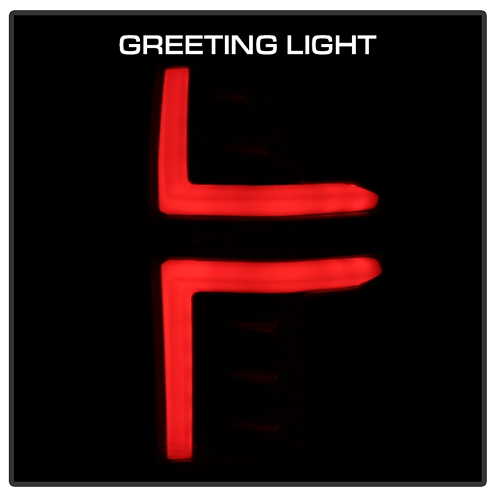 SPYDER 21-23 Chevy Tahoe/Suburban (Halogen Only) LED Tail Lights - Blk (ALT-YD-CSUB21HAL-GR-BK) 5088864