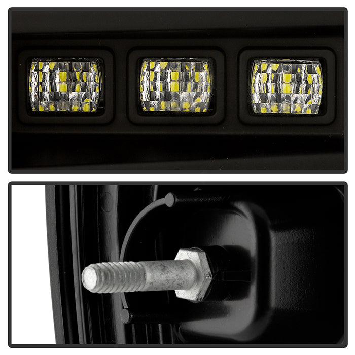 SPYDER 21-23 Chevy Tahoe/Suburban (Halogen Only) LED Tail Lights - Blk (ALT-YD-CSUB21HAL-GR-BK) 5088864