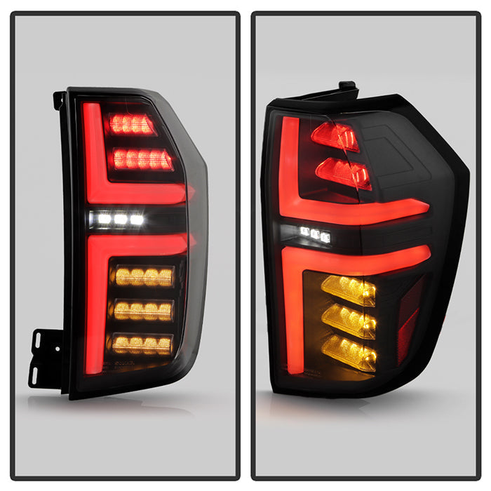 SPYDER 21-23 Chevy Tahoe/Suburban (Halogen Only) LED Tail Lights - Blk (ALT-YD-CSUB21HAL-GR-BK) 5088864