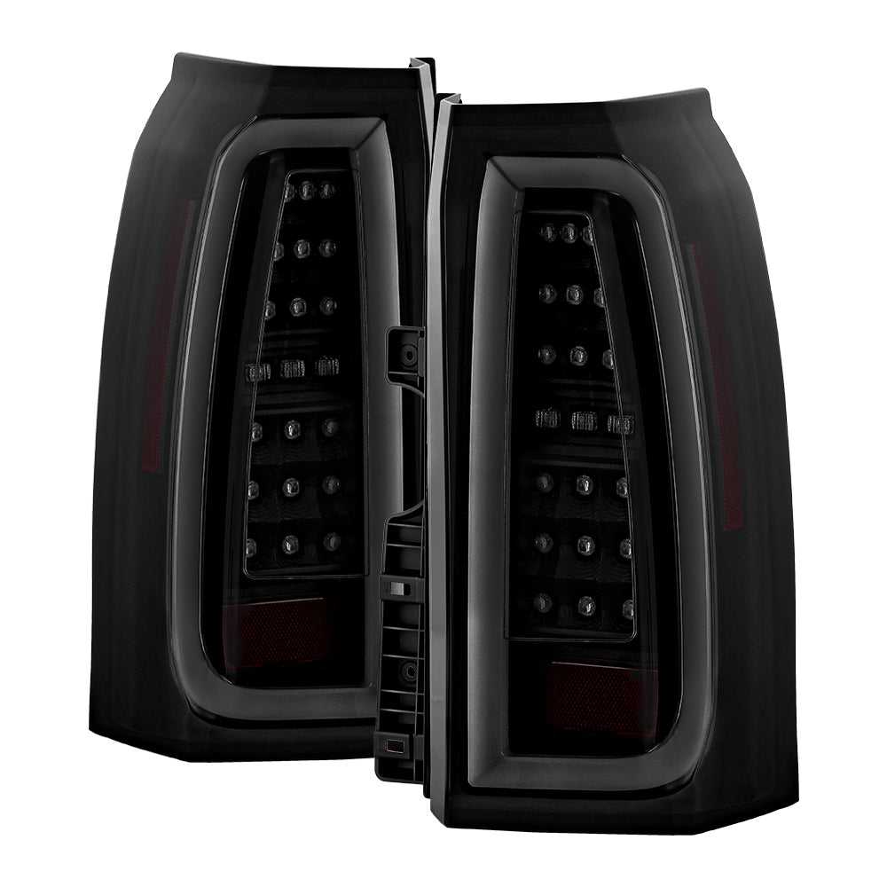SPYDER 15-20 Chevy Tahoe Rear LED Taillights - Black Smoke (ALT-YD-CTA15-GRLED-BSM) 5089465