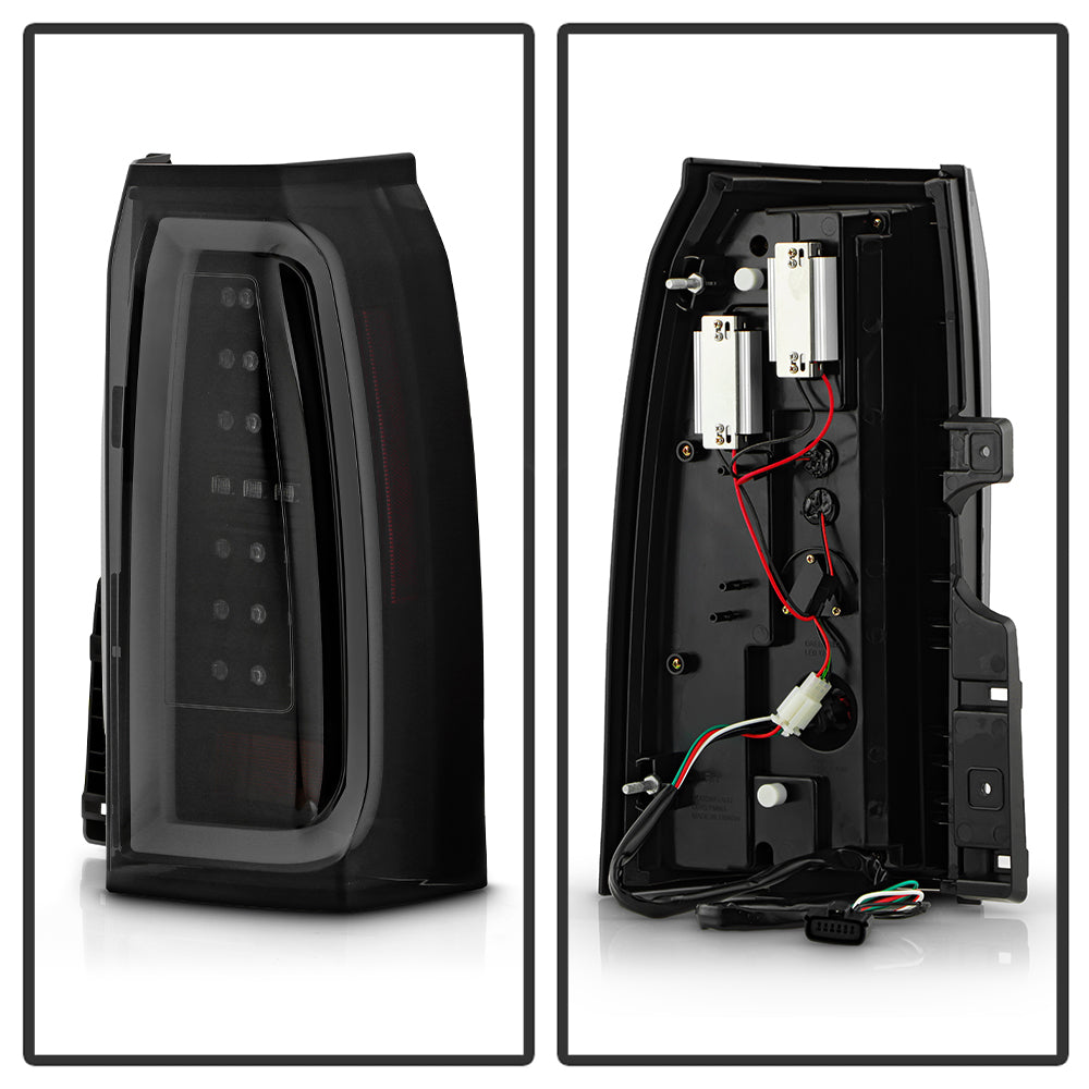 SPYDER 15-20 Chevy Tahoe Rear LED Taillights - Black Smoke (ALT-YD-CTA15-GRLED-BSM) 5089465