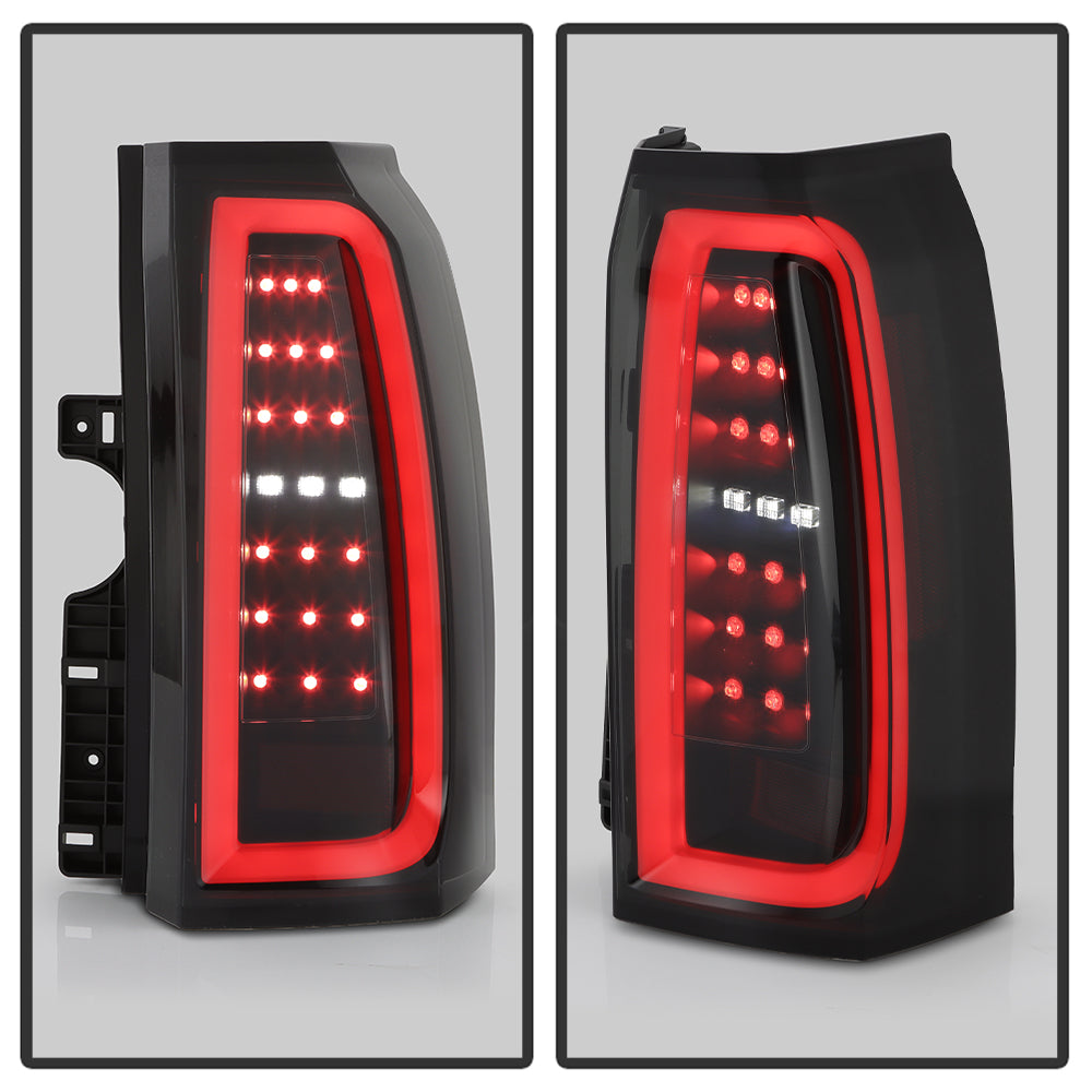 SPYDER 15-20 Chevy Tahoe Rear LED Taillights - Black Smoke (ALT-YD-CTA15-GRLED-BSM) 5089465