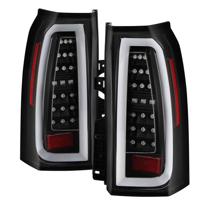 Spyder Chevy Tahoe / Suburban 15-17 Light Bar LED Tail Lights - Black (ALT-YD-CTA15-LED-BK) 5084583