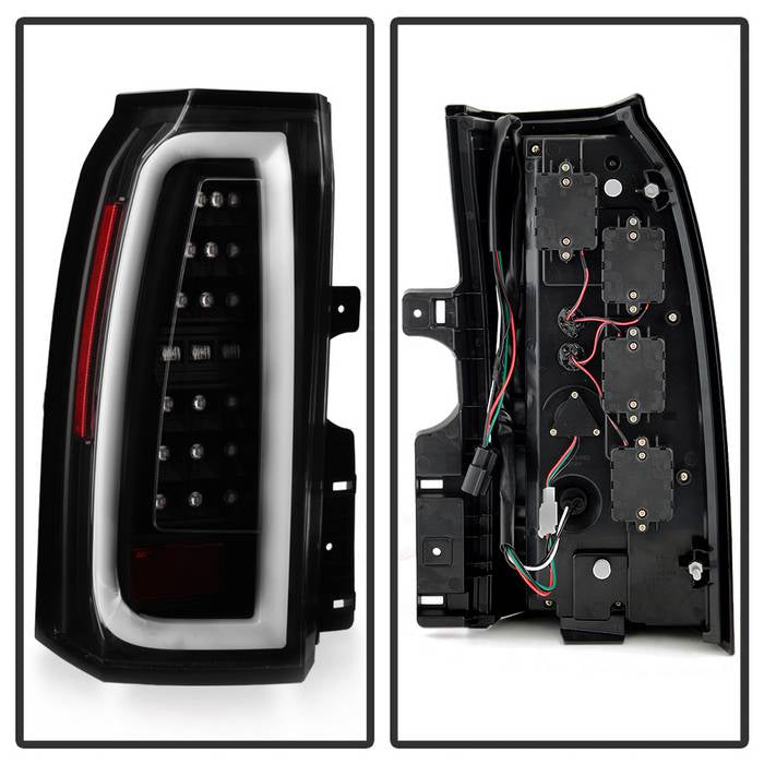 Spyder Chevy Tahoe / Suburban 15-17 Light Bar LED Tail Lights - Black (ALT-YD-CTA15-LED-BK) 5084583