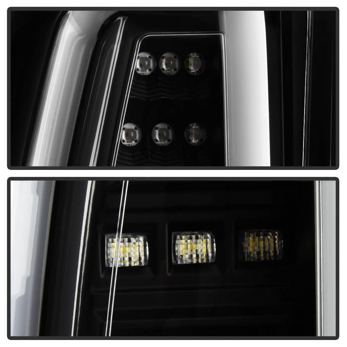 Spyder Chevy Tahoe / Suburban 15-17 Light Bar LED Tail Lights - Black (ALT-YD-CTA15-LED-BK) 5084583