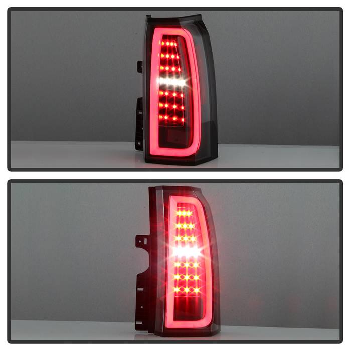 Spyder Chevy Tahoe / Suburban 15-17 Light Bar LED Tail Lights - Black (ALT-YD-CTA15-LED-BK) 5084583