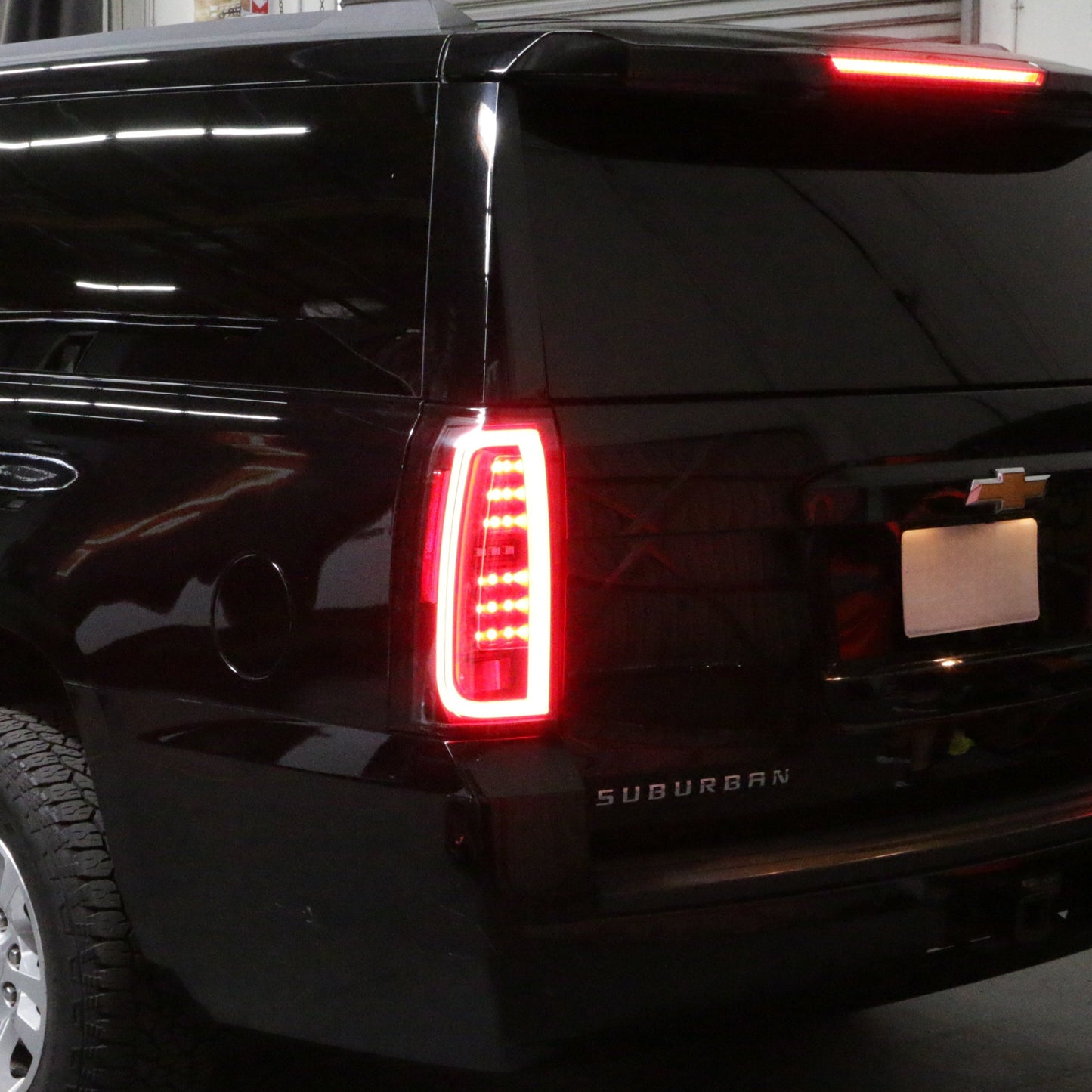 Spyder Chevy Tahoe / Suburban 15-17 Light Bar LED Tail Lights - Black (ALT-YD-CTA15-LED-BK) 5084583