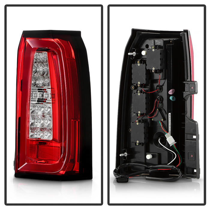 Spyder Chevy Tahoe / Suburban 15-17 LED Tail Lights - Red Clear (ALT-YD-CTA15-LED-RC) 5085085
