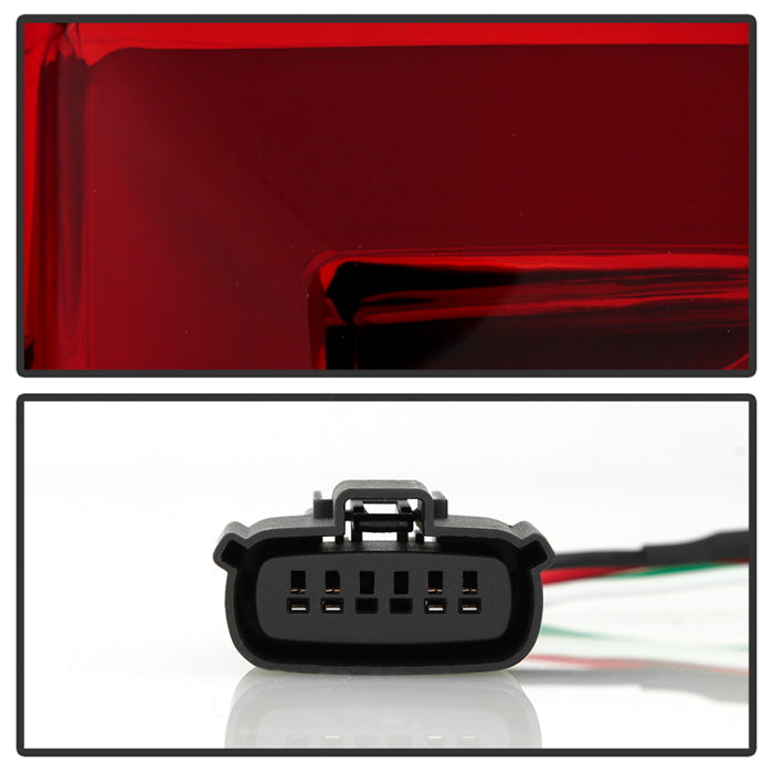 Spyder Chevy Tahoe / Suburban 15-17 LED Tail Lights - Red Clear (ALT-YD-CTA15-LED-RC) 5085085