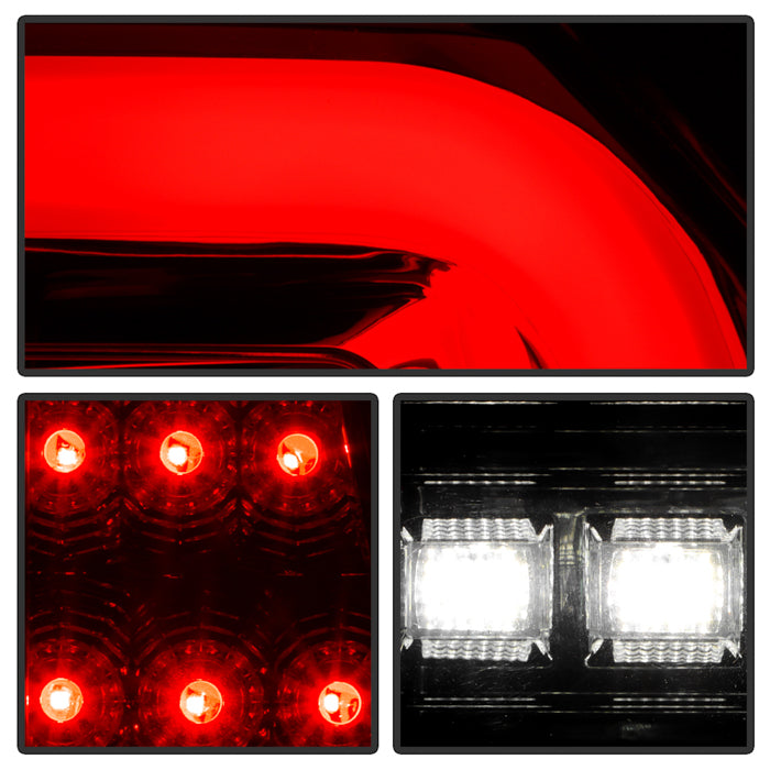 Spyder Chevy Tahoe / Suburban 15-17 LED Tail Lights - Red Clear (ALT-YD-CTA15-LED-RC) 5085085