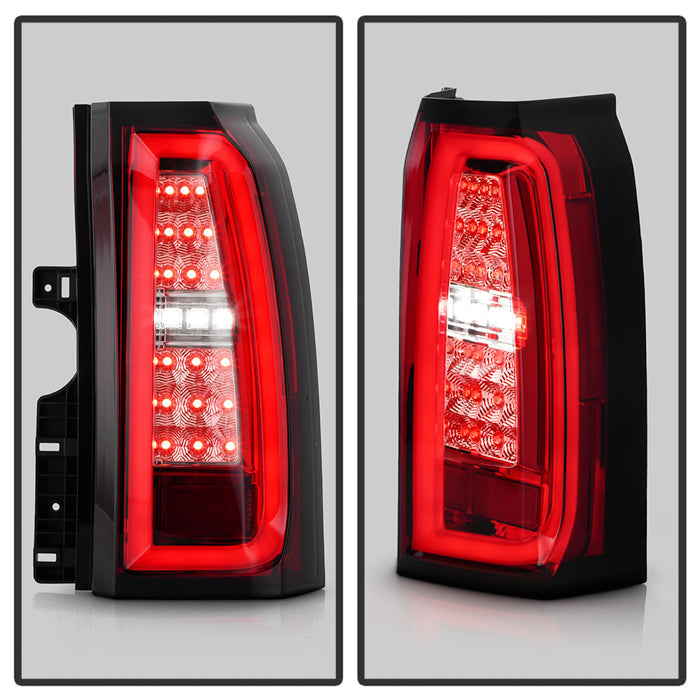 Spyder Chevy Tahoe / Suburban 15-17 LED Tail Lights - Red Clear (ALT-YD-CTA15-LED-RC) 5085085