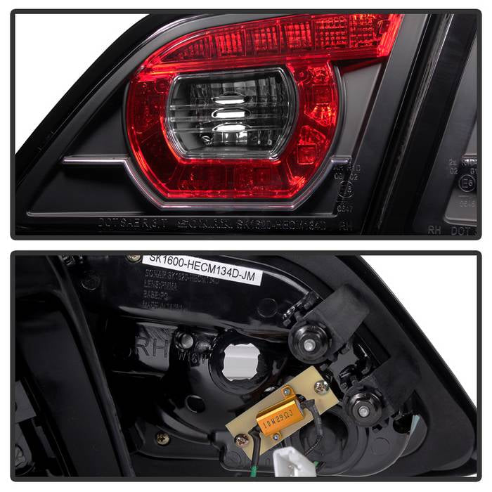 Spyder Chevy SS 2014-2016 LED Tail Lights Black ALT-YD-CVSS14-LED-BK 5080974
