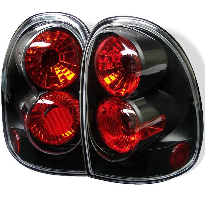 Spyder Dodge Caravan/Grand Caravan 96-00Euro Style Tail Lights Black ALT-YD-DC96-BK 5002235