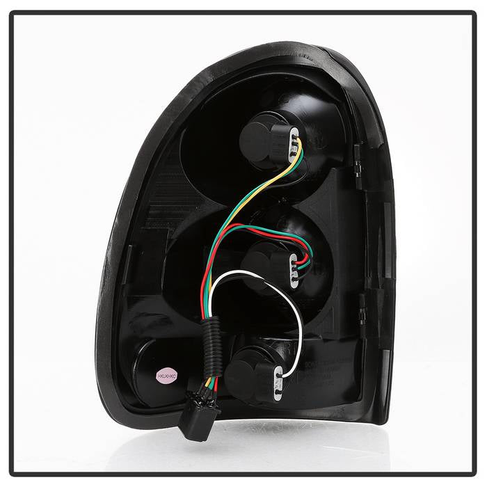 Spyder Dodge Caravan/Grand Caravan 96-00Euro Style Tail Lights Black ALT-YD-DC96-BK 5002235