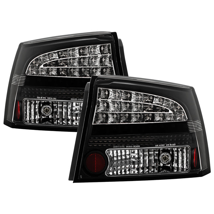 Spyder Dodge Charger 09-10 LED Tail Lights Black ALT-YD-DCH09-LED-BK 5031662