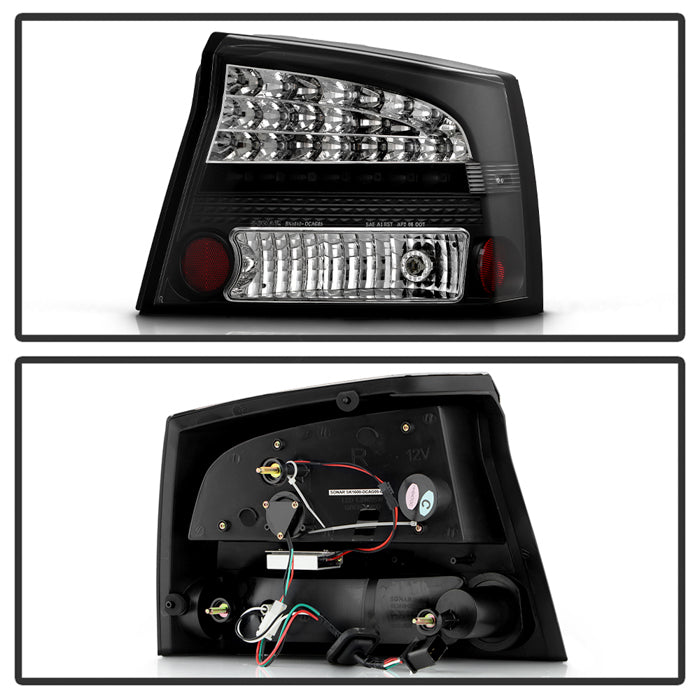 Spyder Dodge Charger 09-10 LED Tail Lights Black ALT-YD-DCH09-LED-BK 5031662