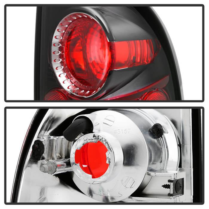 Spyder Dodge Dakota 97-04 Euro Style Tail Lights Black ALT-YD-DDAK97-BK 5002327