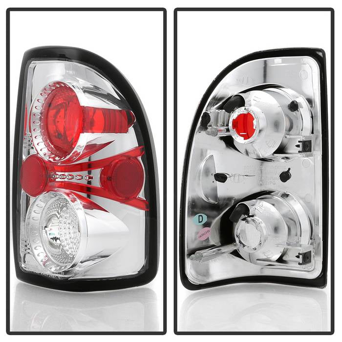 Spyder Dodge Dakota 97-04 Euro Style Tail Lights Chrome ALT-YD-DDAK97-C 5002334
