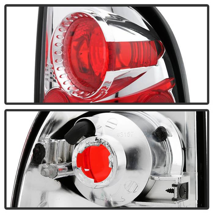 Spyder Dodge Dakota 97-04 Euro Style Tail Lights Chrome ALT-YD-DDAK97-C 5002334