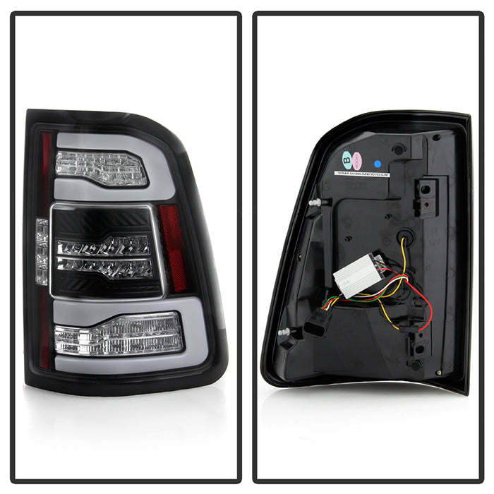 Spyder Dodge Ram 19-20 LED Tail Light Black ALT-YD-DR19HAL-SEQ-BK 5087294