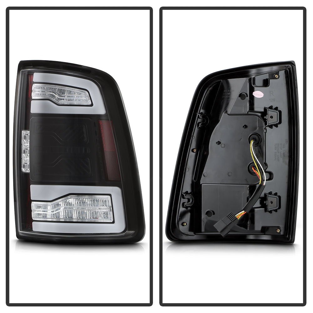 SPYDER 19-24 Dodge Ram 2500/3500 HD LED Tail Lights - Black (ALT-YD-DR19HDLEDAP-GRSEQ-BK) 5089410
