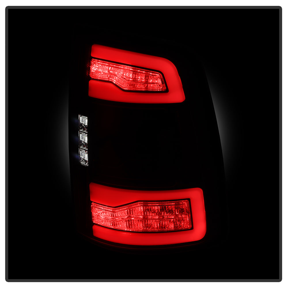 SPYDER 19-24 Dodge Ram 2500/3500 HD LED Tail Lights - Black (ALT-YD-DR19HDLEDAP-GRSEQ-BK) 5089410