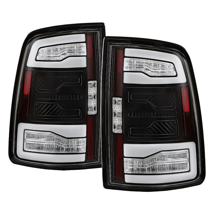SPYDER 19-24 Dodge Ram 2500/3500 HD LED Tail Lights - Blk (ALT-YD-DR19HDLEDBSAP-GRSEQ-BK) 5089427