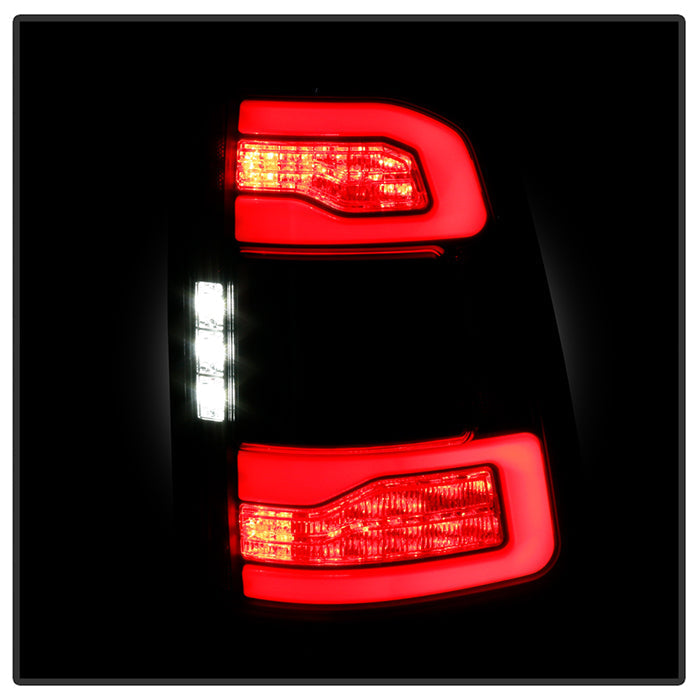 SPYDER Dodge RAM 1500 19-21 Factory LED Model LED Tail Lights - Red Clear ALT-YD-DR19LED-SEQ-BK 5088505