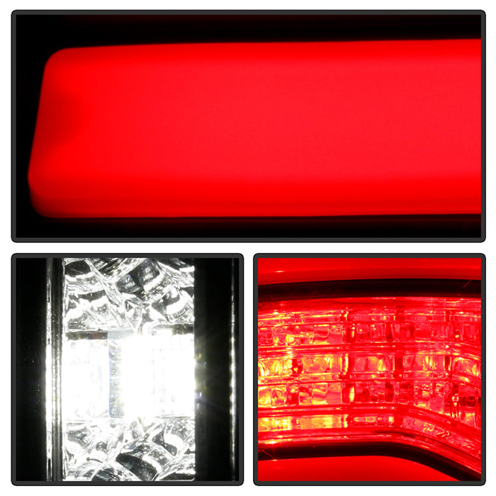 SPYDER Dodge RAM 1500 19-21 Factory LED Model LED Tail Lights - Red Clear ALT-YD-DR19LED-SEQ-BK 5088505