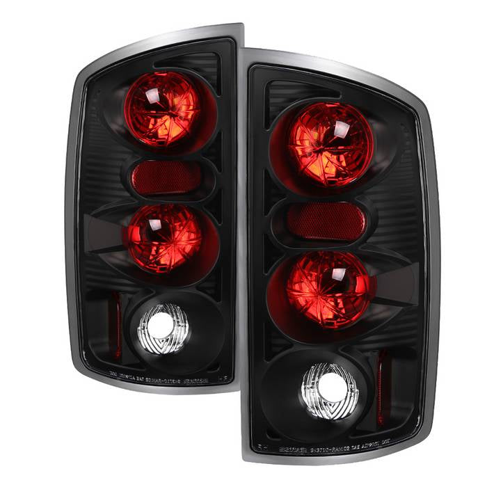 Spyder Dodge Ram 02-06 1500/Ram 2500/3500 03-06 Euro Style Tail Lights Black ALT-YD-DRAM02-BK 5002525