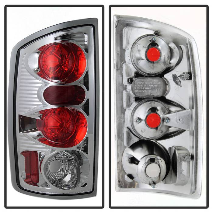 Spyder Dodge Ram 02-06 1500/Ram 2500/3500 03-06 Euro Style Tail Lights Chrome ALT-YD-DRAM02-C 5002532
