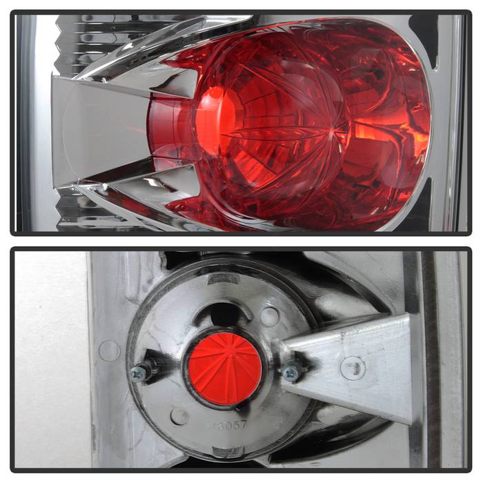 Spyder Dodge Ram 02-06 1500/Ram 2500/3500 03-06 Euro Style Tail Lights Chrome ALT-YD-DRAM02-C 5002532