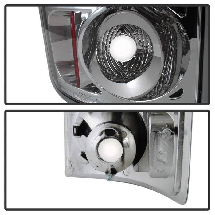 Spyder Dodge Ram 02-06 1500/Ram 2500/3500 03-06 Euro Style Tail Lights Chrome ALT-YD-DRAM02-C 5002532