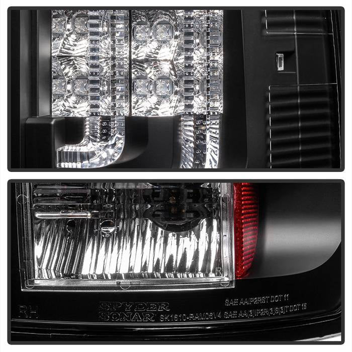 Spyder Dodge Ram 02-06 1500 Version 2 LED Tail Light - Black ALT-YD-DRAM02V2-LED-BK 5081810