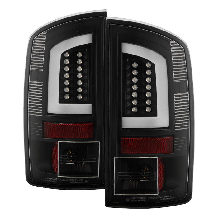 Spyder 03-06 Dodge Ram 2500/3500 V3 Light Bar LED Tail Light - Black (ALT-YD-DRAM02V3-LBLED-BK) 5084118