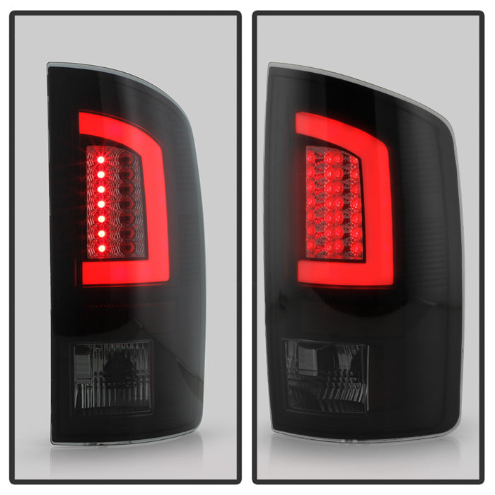 Spyder 02-06 Dodge Ram 1500 V3 Light Bar LED Tail Light - Blk Smoke (ALT-YD-DRAM02V3-LBLED-BSM) 5084125