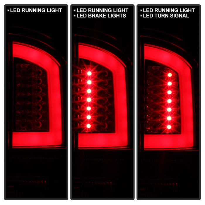 Spyder 03-06 Dodge Ram 2500/3500 V3 Light Bar LED Tail Light - Red Clear (ALT-YD-DRAM02V3-LBLED-RC) 5084132