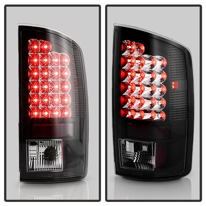 Spyder Dodge Ram 07-08 1500/Ram 07-09 2500/3500 LED Tail Lights Black ALT-YD-DRAM06-LED-BK 5002617