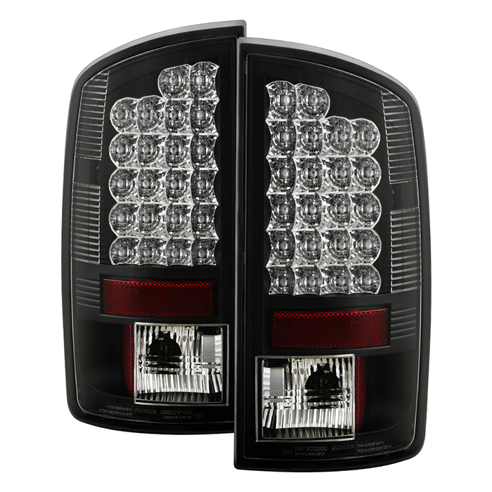 Spyder Dodge Ram 07-08 1500/Ram 07-09 2500/3500 LED Tail Lights Black ALT-YD-DRAM06-LED-BK 5002617