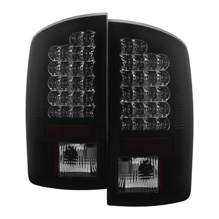 Spyder Dodge Ram 07-08 1500/Ram 07-09 2500/3500 LED Tail Lights Black Smoke ALT-YD-DRAM06-LED-BSM 5078117